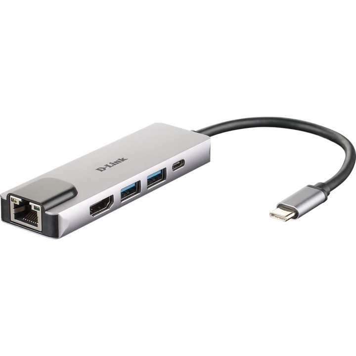 d - link hub d - link dub - m520 2 usb 3.1 hdmi rj45 usb tipo c
