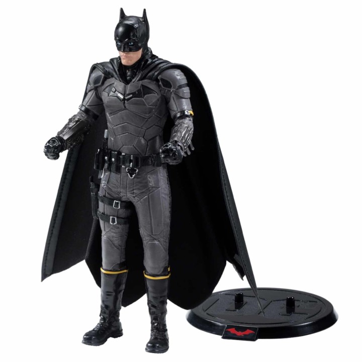 the noble collection figura the noble collection dc comics cine the batman 2022 batman bendyfig