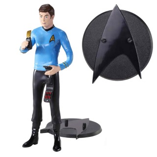 the noble collection figura the noble collection bendyfigs star trek mccoy