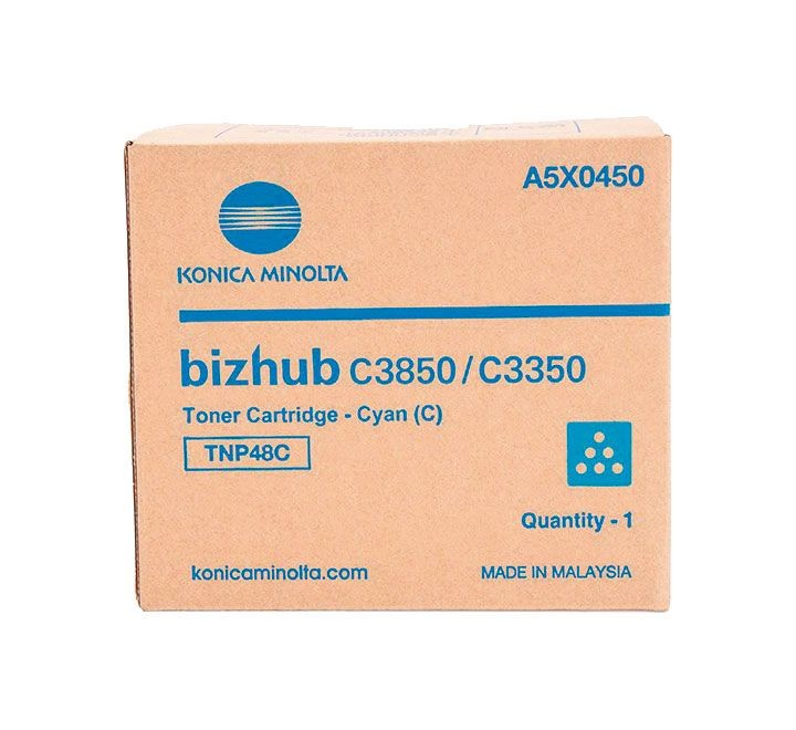 toner konica minolta original cyan 10k a5x0450