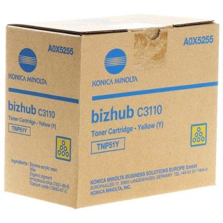 bizhub c3110 toner original amarillo 15k