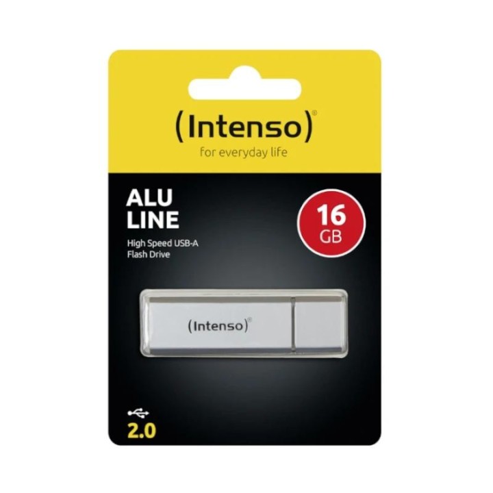 intenso 3521472 l?piz usb 2.0 alu 16gb silver