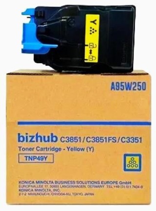 toner minolta original c3351 amarillo