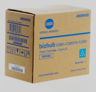 toner minolta original c3351 cian