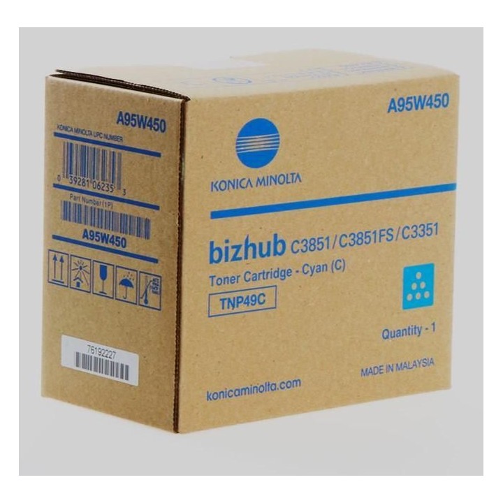 toner minolta original c3351 cian