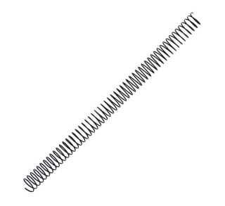 pack 100 espirales fellowes met. negro 18mm
