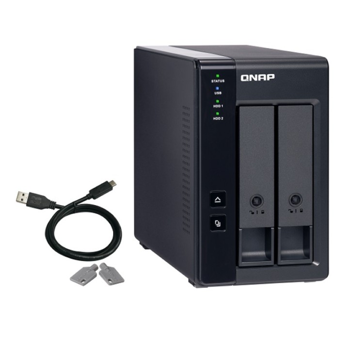 qnap tr-002 raid expansion 2xhdd-bay 1xusb-c 3.2