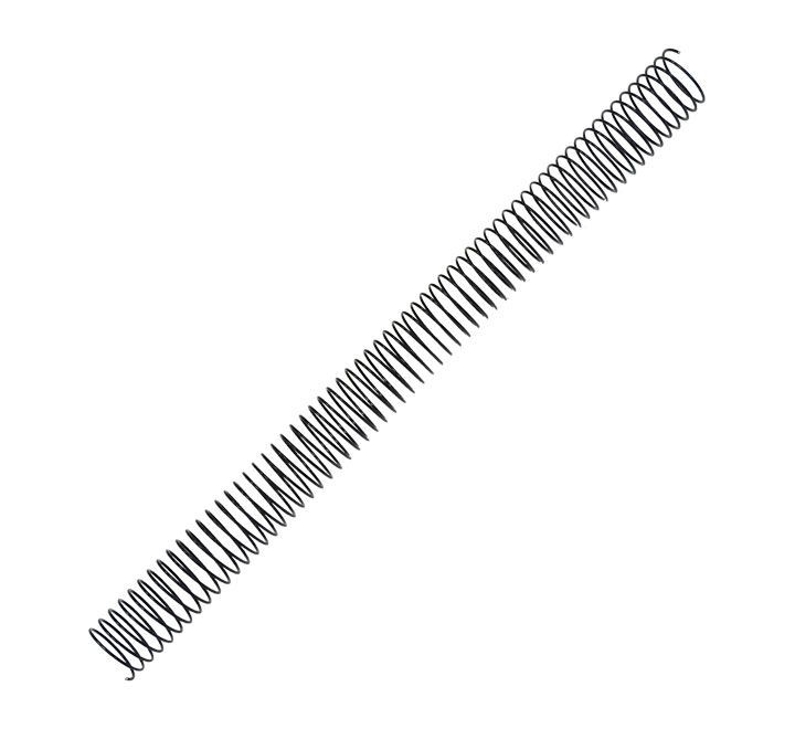 pack 100 espirales fellowes met. negro 24mm