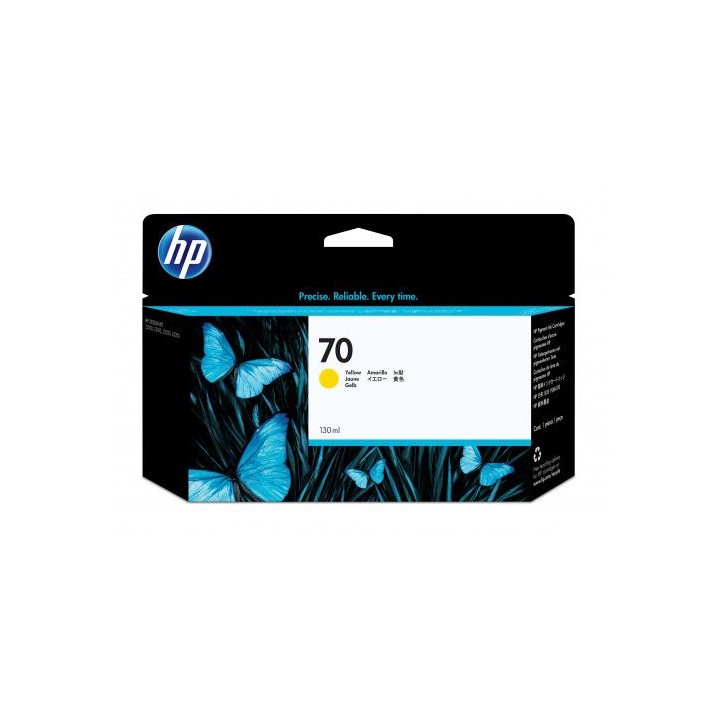 hp 70 cartucho de tinta hp70 amarillo (c9454a)