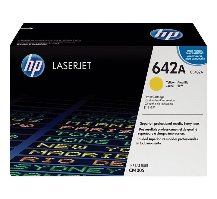 toner laser amarillo hp original cb402a