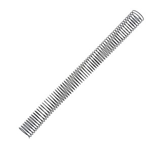 pack 50 espirales fellowes met. negro 26mm