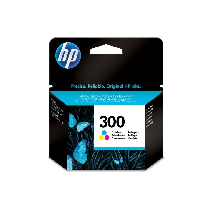 hp 300 cartucho de tinta hp300 tricolor (cc643ee)