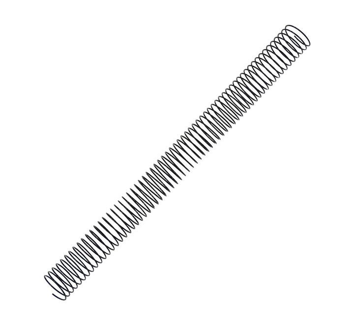 pack 50 espirales fellowes met. negro 28mm