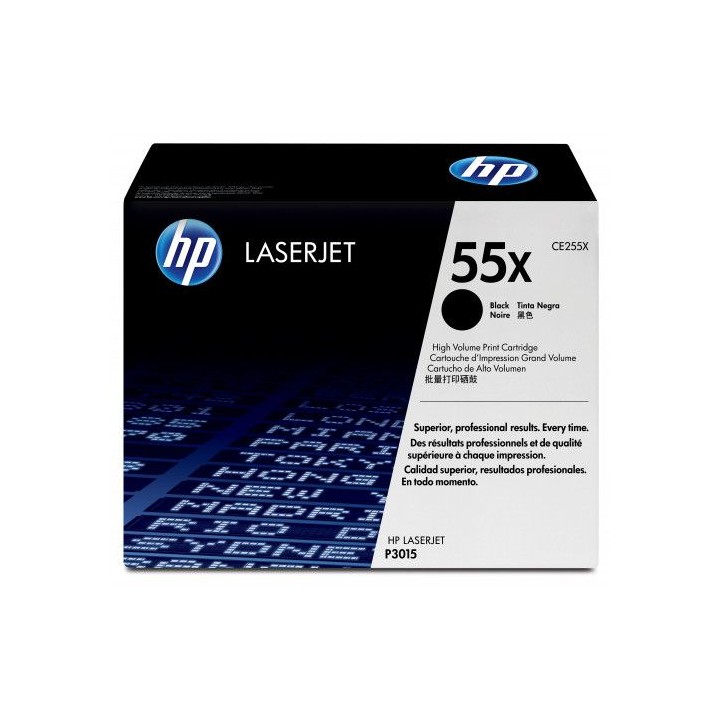 hp 55x toner hp55x negro (ce255x)