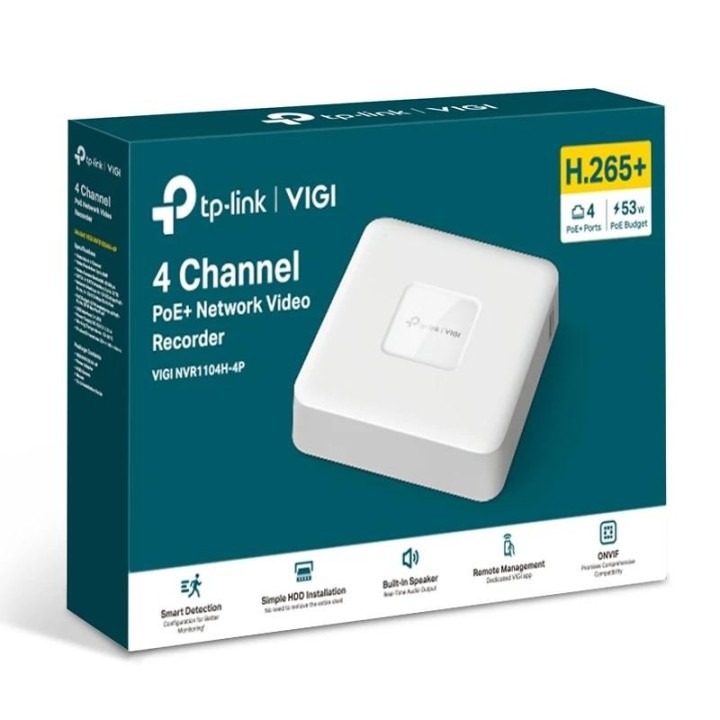 vigi nvr1104h-4p grabador ip sencillo hdd 01 hdd 4