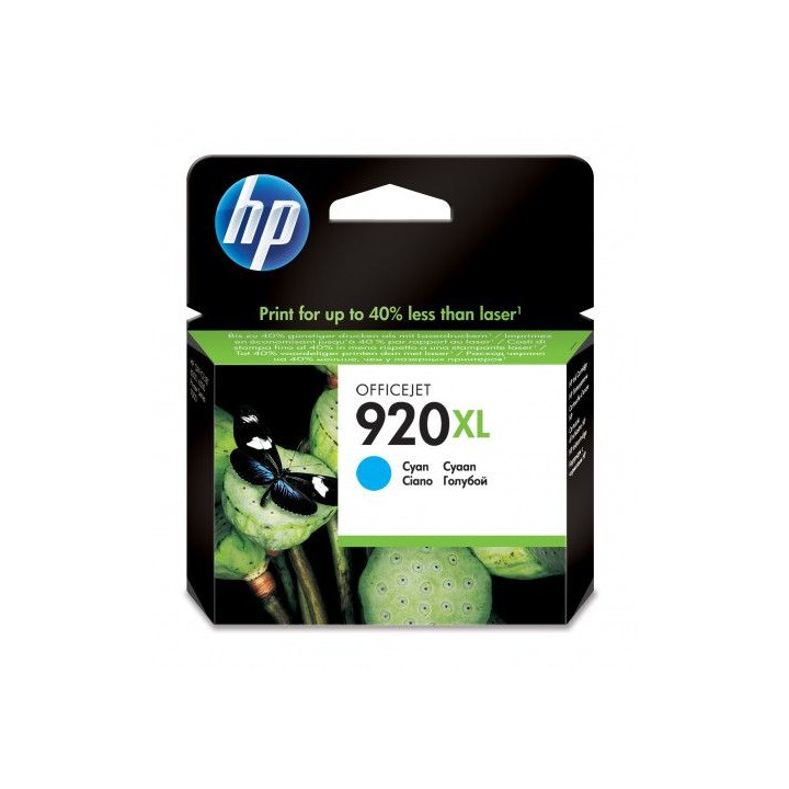 hp 920xl cartucho de tinta hp920xl cian (cd972ae)