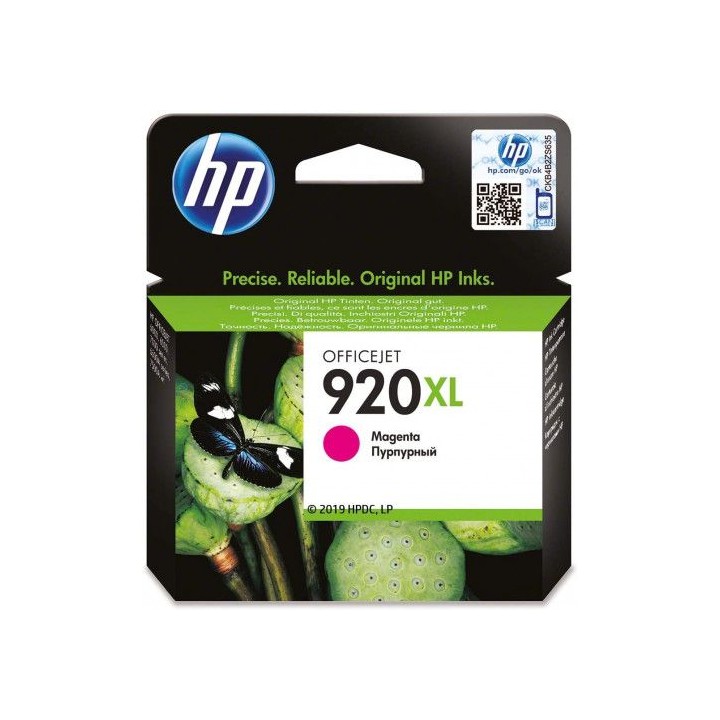hp 920xl cartucho de tinta hp920xl magenta (cd973ae)
