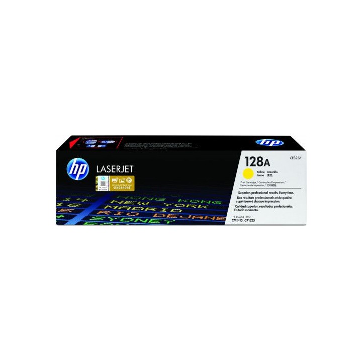 hp 128a toner hp128a amarillo (ce322a)