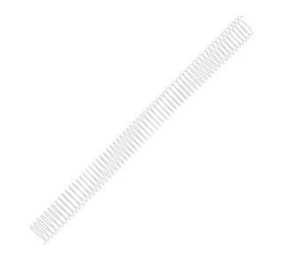 pack 50 espirales fellowes met. blanco 30mm