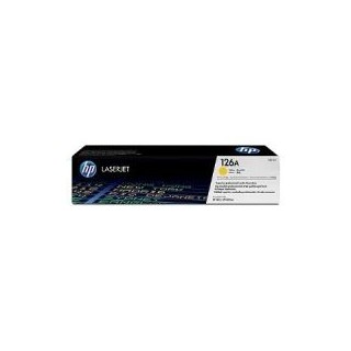hp toner hp 126a ce312a amarillo 1000 p?gina cp1025nw -