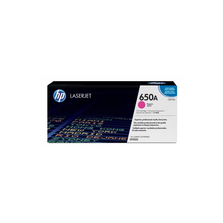 hp 650a toner hp650a magenta (ce273a)