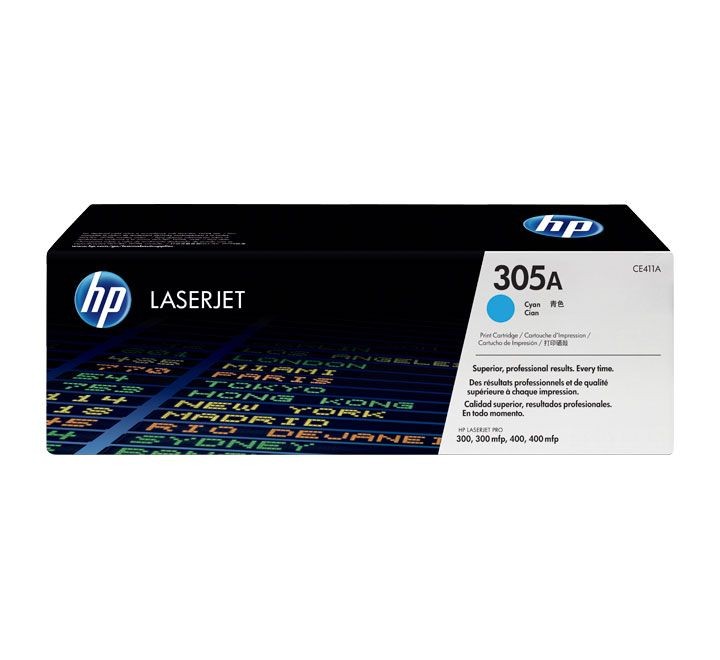 toner hp original cian 2600pag. ce411a