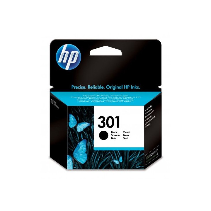 hp 301 cartucho de tinta hp301 negro (ch561ee)