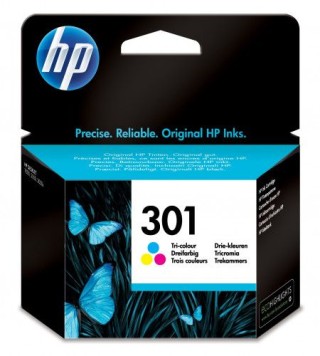 hp 301 cartucho de tinta hp301 tricolor (ch562ee)