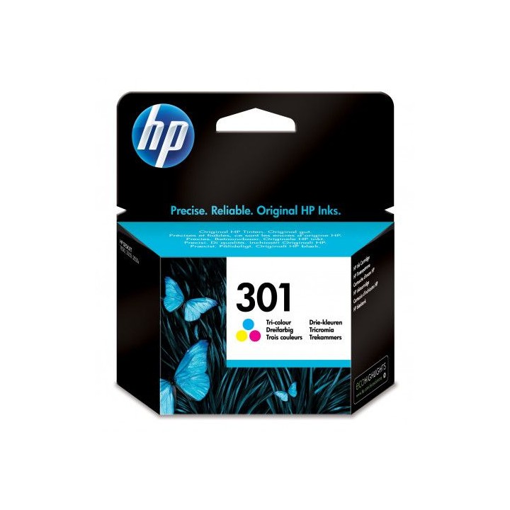 hp 301 cartucho de tinta hp301 tricolor (ch562ee)