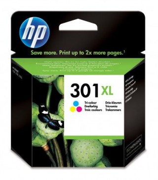 hp 301xl cartucho de tinta tricolor hp301xl (ch564eeabe)