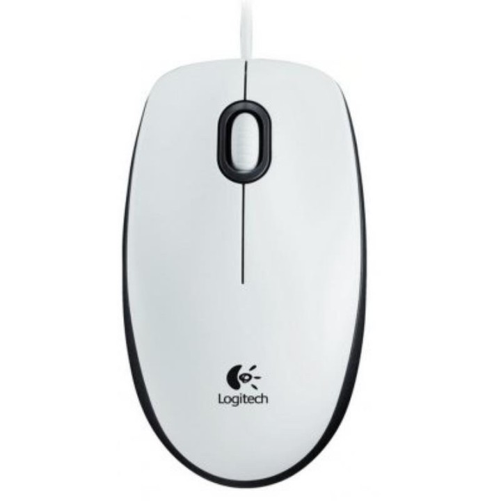logitech b100 rat?n blanco oem