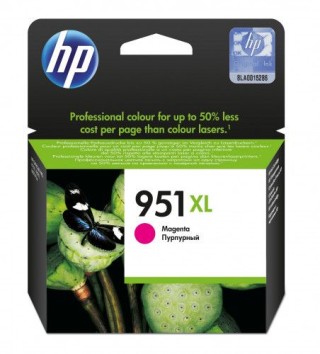 cartucho de tinta hp  nÂº 951xl magenta /officejet pro 8100/8600 (cn047ae)