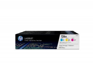 hp 126a toner hp126a tricolor (cf341a)