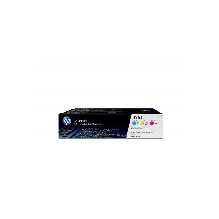 hp 126a toner hp126a tricolor (cf341a)