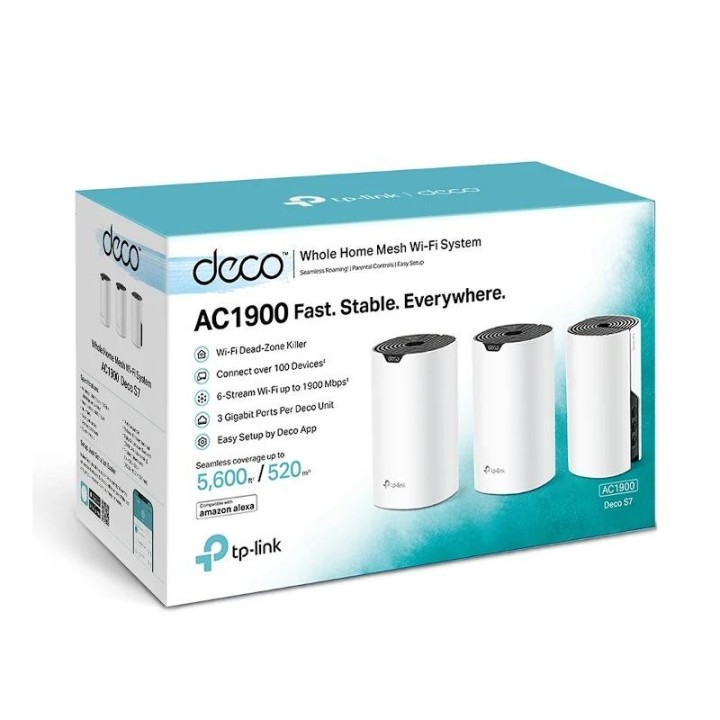 tp-link deco s7(3-pack) ap ac1900 wifi mesh