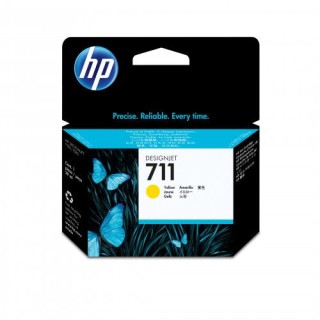 hp 711 cartucho de tinta hp711 amarillo (cz132a)