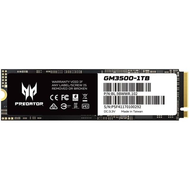 acer predator ssd gm-3500 1tb pcie nvme gen3