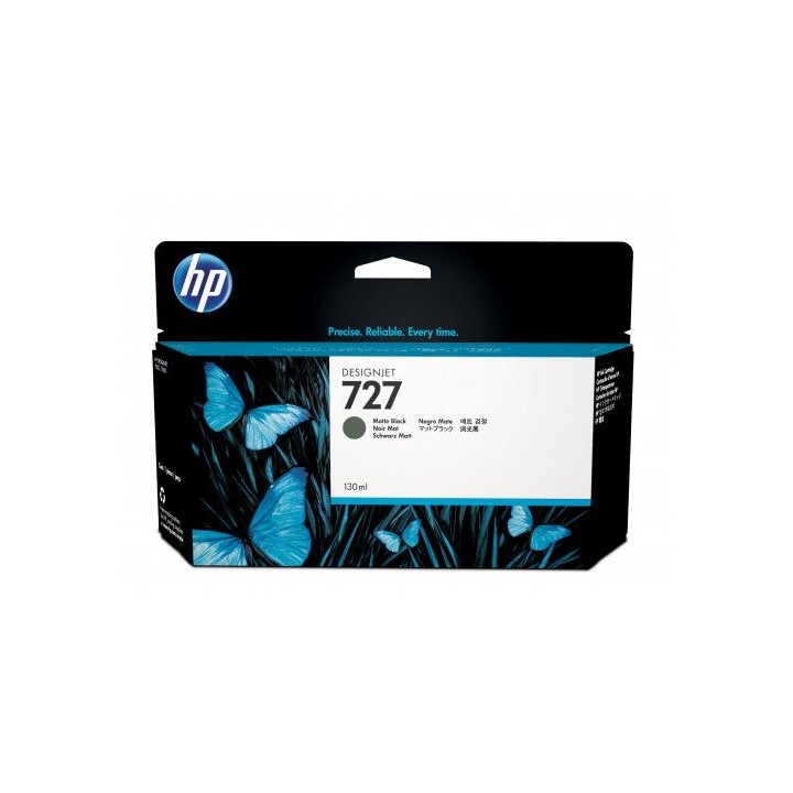 hp cartucho de tinta designjet 727 negro mate de 130 ml