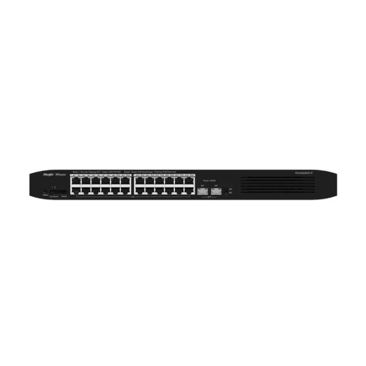 ruijie switch 24xgb rj45 poe/poe+ 2 sfp slots 370w