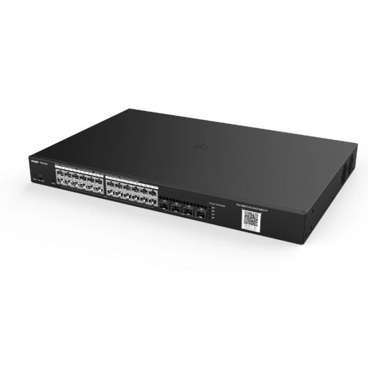 ruijie switch l2 24 gbe poe/poe+ 4 sfp 370w