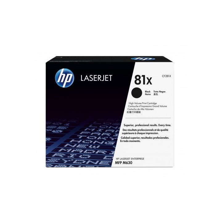 hp 81x toner hp81x negro (cf281x)