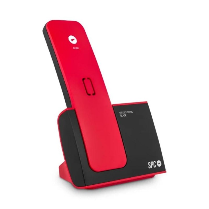 spc 7290rc1 telefono dect blade id ag50 rojo