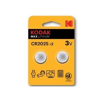 kodak blister pilas kodak boton litio ultra cr 2025 -  pack blister 2 pilas