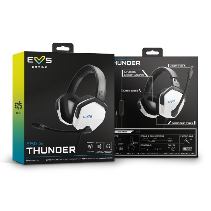 energy sistem auricular gaming headset esg 3 white