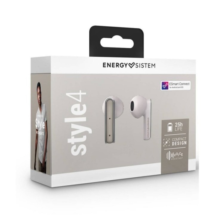 energy sistem auriculares tw style 4 cream