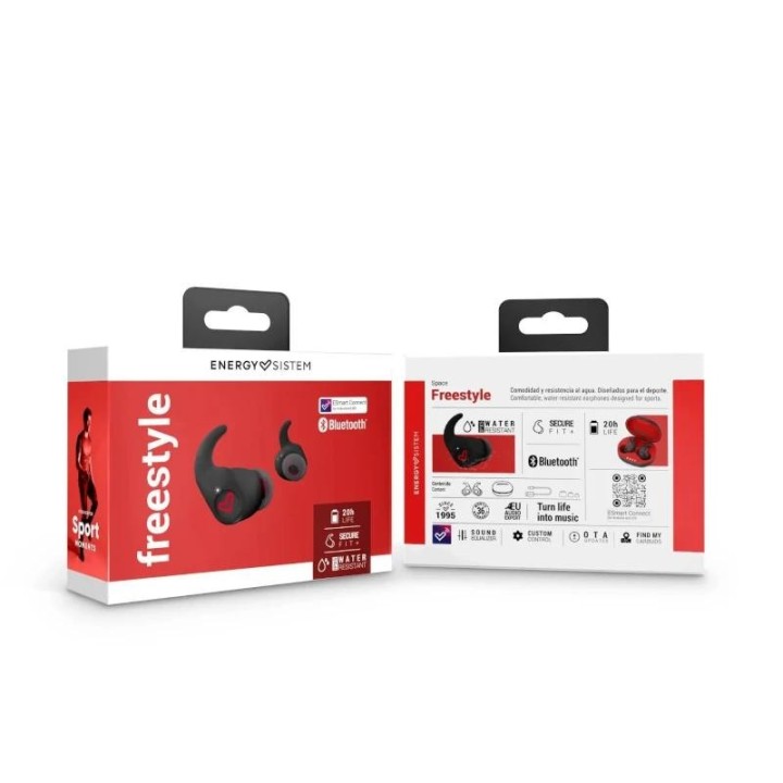 energy sistem  auriculares  freestyle space negro