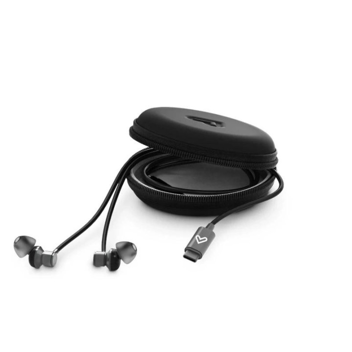 energy sistem auriculares metallized type c black