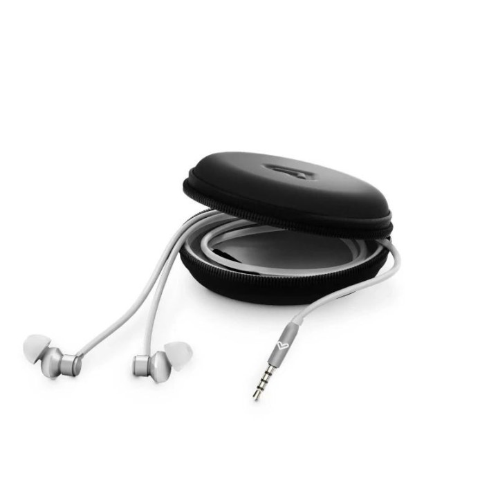 energy sistem auriculares metallized silver