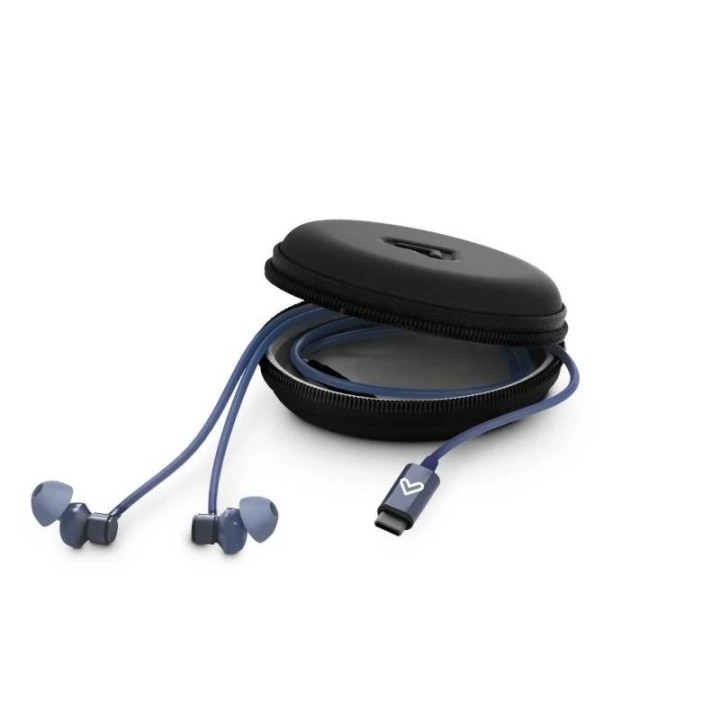 energy sistem auriculares metallized type c navy