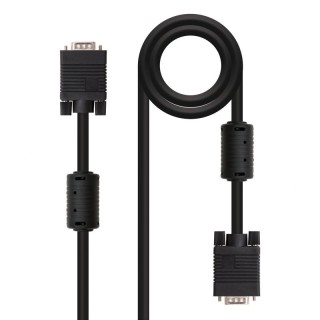 nanocable cable conmutador vga 3 m negro